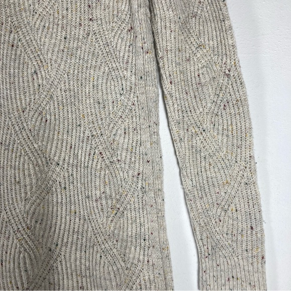 J. Jill Womens Sweater Pullover Beige Long Sleeve Relaxed Round Neck Knit XS - Picture 12 of 15